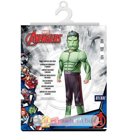 Disfraz infantil Hulk con músculos 3-4 años R640839-T34 Rubies 4