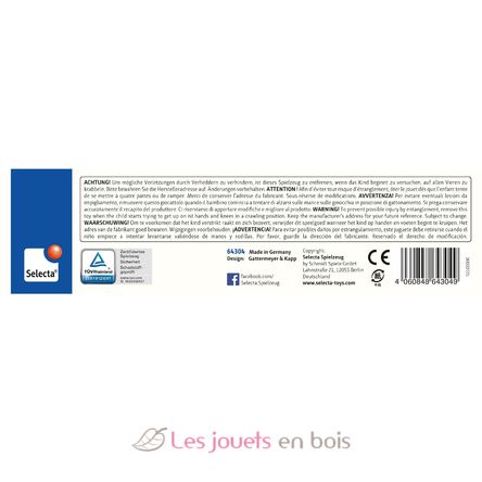 Cadenita de cochecito oso Steiff rosa SE64304 Selecta 8