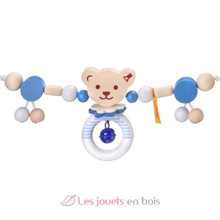 Cadenita de cochecito oso Steiff azul SE64305 Selecta 6