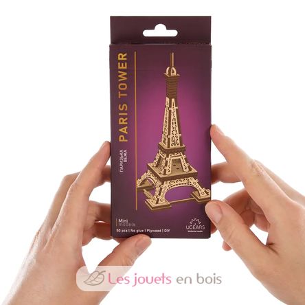 Mini Torre Eiffel modelo U-70249 Ugears 3