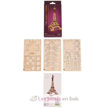 Mini Torre Eiffel modelo U-70249 Ugears 4