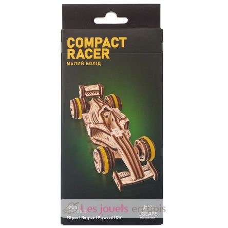 Mini coche de carreras modelo mecánico U-70252 Ugears 11