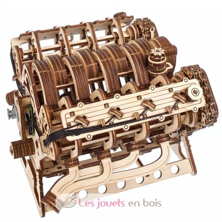 Motor V8 modelo mecánico U-70264 Ugears 1