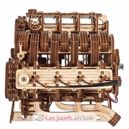 Motor V8 modelo mecánico U-70264 Ugears 4