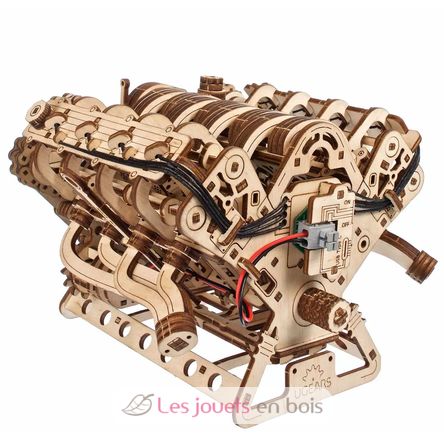 Motor V8 modelo mecánico U-70264 Ugears 2