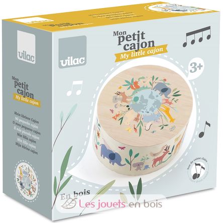 Tambor cajón animales del mundo Sarah Betz V7113 Vilac 5