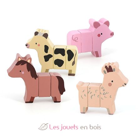 Animales de granja magnéticos Sarah Betz V7116 Vilac 5