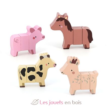 Animales de granja magnéticos Sarah Betz V7116 Vilac 2