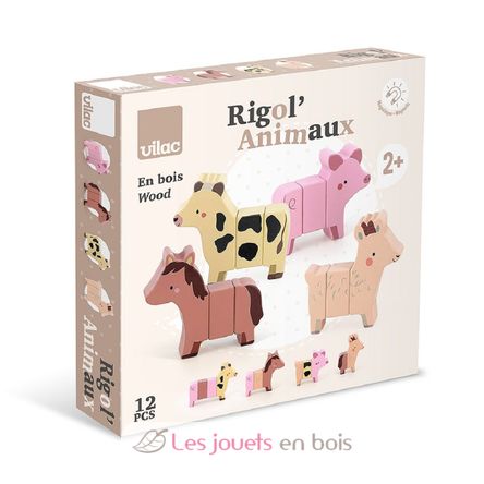 Animales de granja magnéticos Sarah Betz V7116 Vilac 8