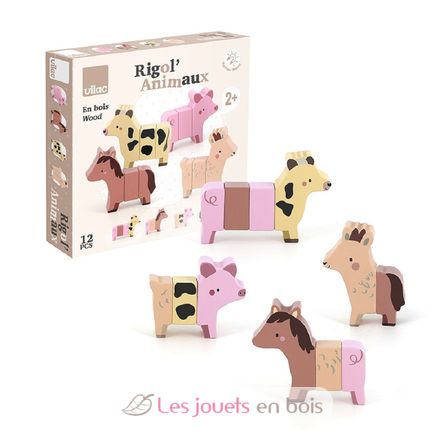 Animales de granja magnéticos Sarah Betz V7116 Vilac 1
