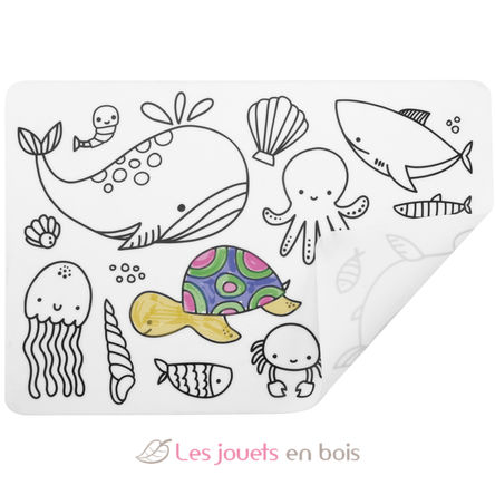 Mantel Individual para colorear - Océano UL7117 Ulysse 1