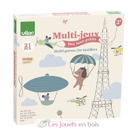 Multijuegos para niños pequeños Sarah Betz V7117 Vilac 5