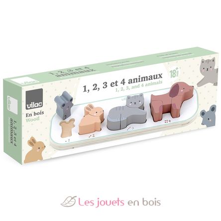 Puzzle de despertar - Aprendo a contar animales V7118 Vilac 7