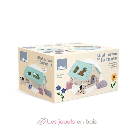 Pequeña granja con formas de animales V7119 Vilac 8