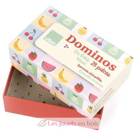 Dominó de madera con frutas y verduras V7120 Vilac 5