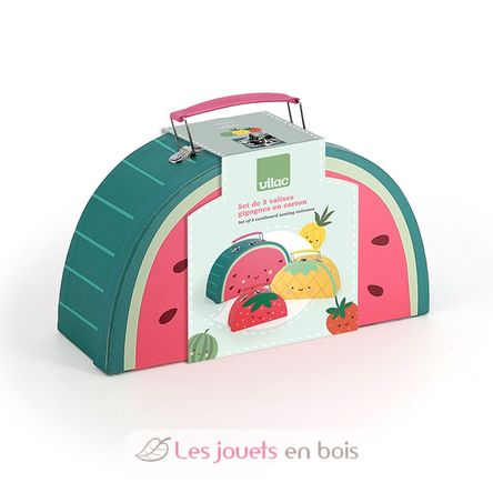 Juego de 3 maletas Frutas V7122 Vilac 3