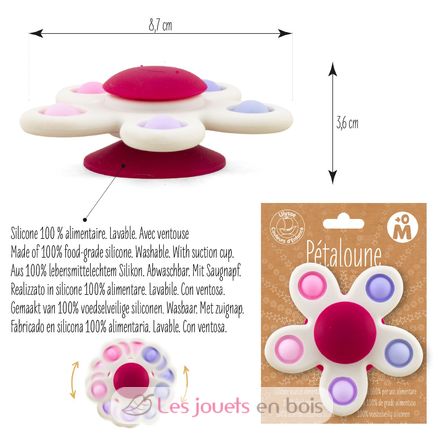 Spinner sensorial flor blanca UL7127 Tiger Tribe 3