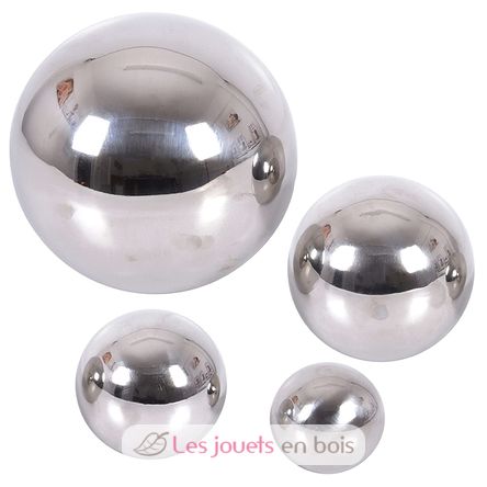 4 bolas reflectantes plateadas TK-72201 TickiT 1