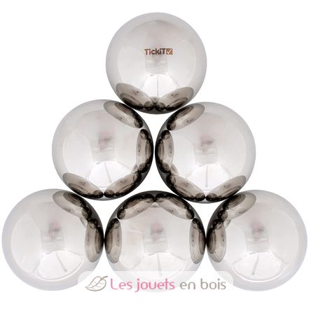 Bolas misteriosas reflectantes de plata TK72203 TickiT 2