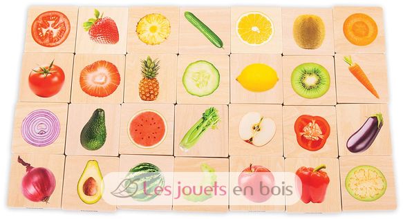 Memo de frutas y verduras Mix & Match TK-73404 TickiT 3