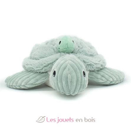 Peluche tortuga mamá bebé menta DE73503 Les Déglingos 6