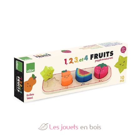 Puzzle de despertar - Aprendo a contar frutas V7424 Vilac 6