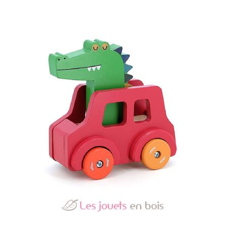 Coche tocando la bocina El Cocodrilo V7426G Vilac 3