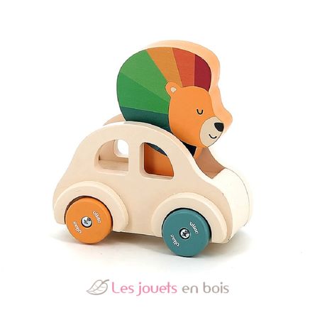 Coche tocando la bocina El León V7426Y Vilac 1