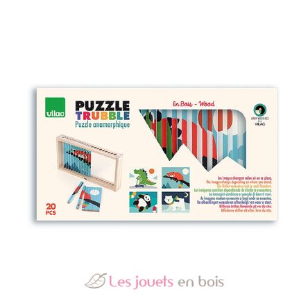 Puzzle 4D Animales V7427 Vilac 12