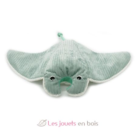 Peluche manta raya mamá y bebé menta DE74400 Les Déglingos 3