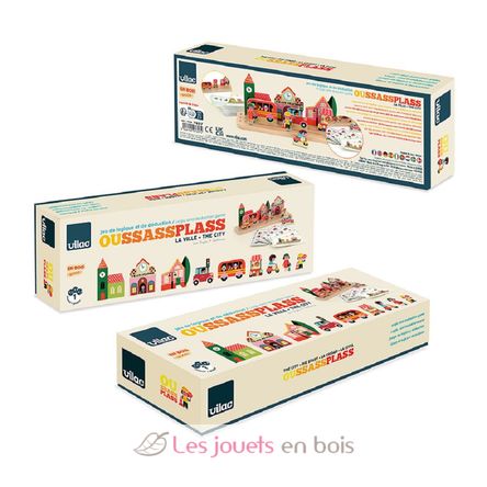 Juego de lógica de madera - La Ciudad V7627 Vilac 7