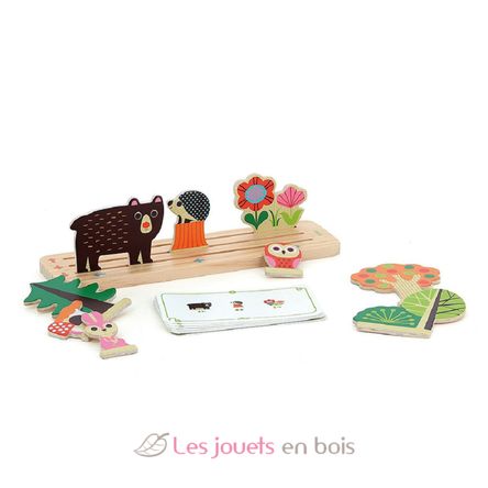 Juego de lógica de madera - El Bosque V7634 Vilac 4