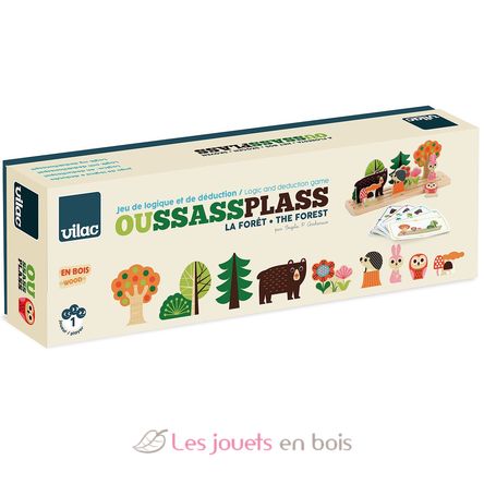 Juego de lógica de madera - El Bosque V7634 Vilac 6