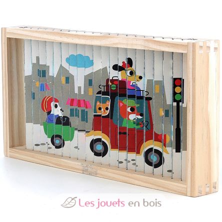 Puzzle 4D Transporte V7639 Vilac 7