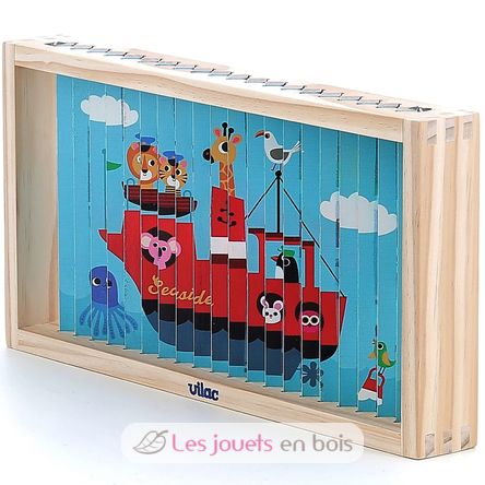 Puzzle 4D Transporte V7639 Vilac 6
