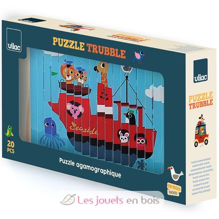 Puzzle 4D Transporte V7639 Vilac 1