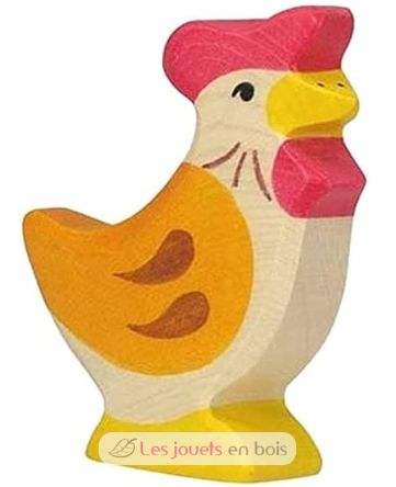 Figura gallina, de pie HZ-80017 Holztiger 1