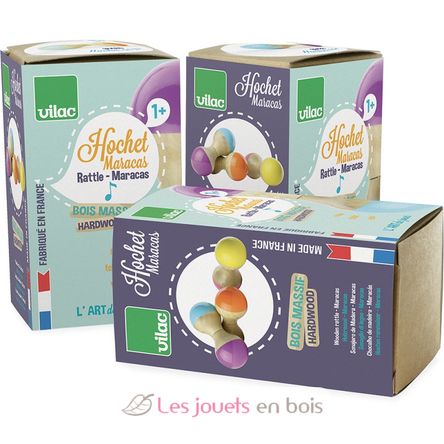 Sonajero Jura blanco y azul V8008W Vilac 2