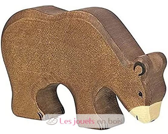 Estatuilla de oso pardo HZ-80184 Holztiger 1