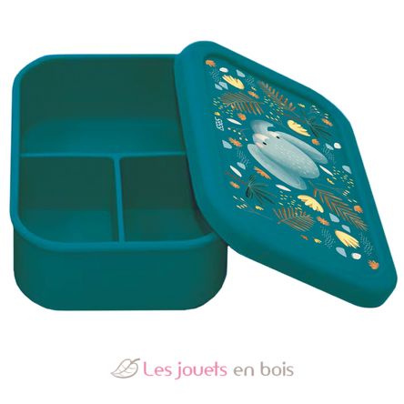 Caja de almuerzo de silicona Chewy el elefante SJ-SI0832 Sassi Junior 1