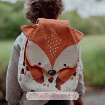 Mochila pequeña Crunchy el zorro SJ-BP1785 Sassi Junior 2
