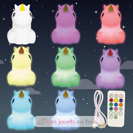 Luz nocturna de unicornio grande UL8121 Ulysse 5