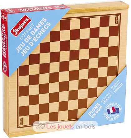 Juego de damas y ajedrez JJ8133 Jeujura 1