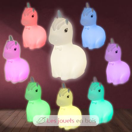 Luz nocturna unicornio con pajarita UL8143 Ulysse 3