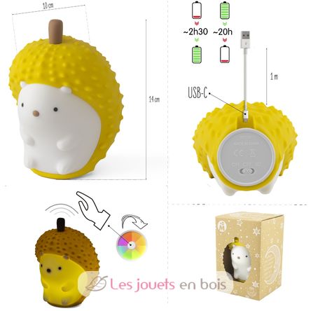 Luz nocturna erizo UL8144 Ulysse 3