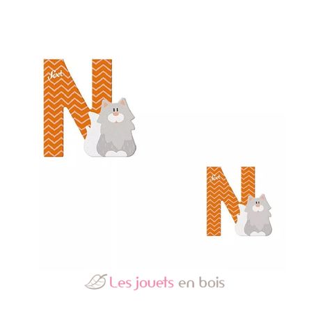 Letra N - Gato noruego SE-83014 Sevi 1