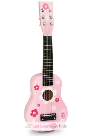 Guitarra de madera con flores para niños V8305 Vilac 2
