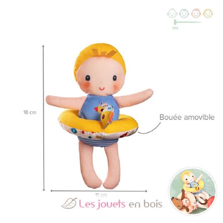 Muñeca de baño Gaspard LI-83423 Lilliputiens 3