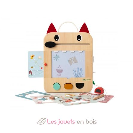 Pizarra mágica Louis el lobo LI-83473 Lilliputiens 4