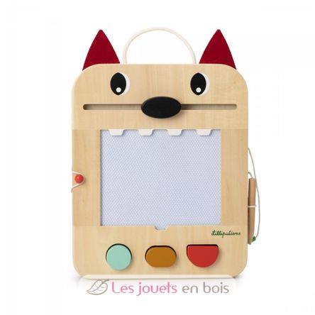 Pizarra mágica Louis el lobo LI-83473 Lilliputiens 1
